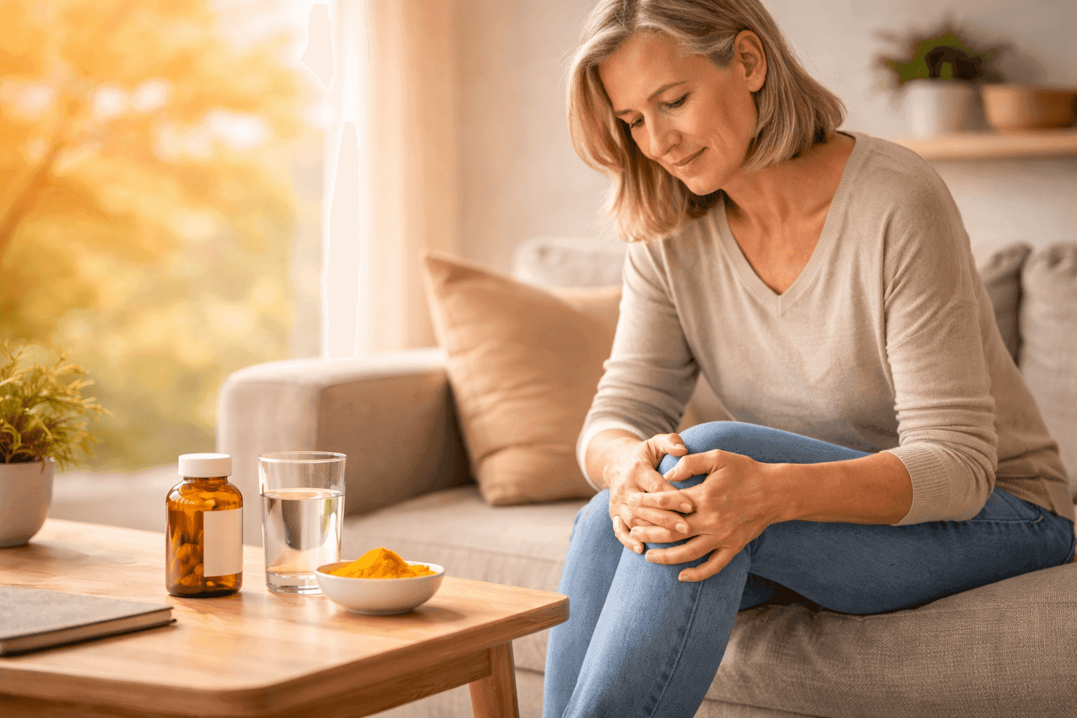 Arthrose Knie Schmerzen lindern: Kurkuma als natürliche Alternative