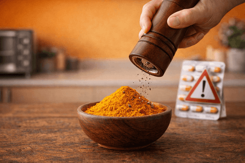 Piperin Kurkuma Wechselwirkungen Medikamente: Warnung und Alternativen